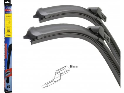 Stěrače FLAT SET (CUBE16) 710+330mm