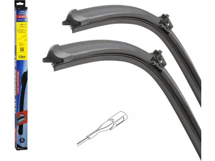 Stěrače FLAT SET (SLIDE) 660+610mm