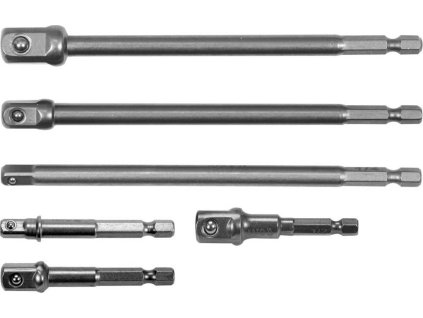 Sada adaptérů do vrtačky HEX 1/4" na gola hlavice 6 ks