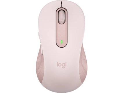 Logitech Signature M650 L/Kancelářská/Optická/Pro praváky/4 000 DPI/USB+BT/Růžová