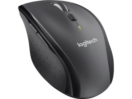 Logitech Marathon M705/Kancelářská/Optická/Pro praváky/1 000 DPI/Bezdrátová USB/Černá