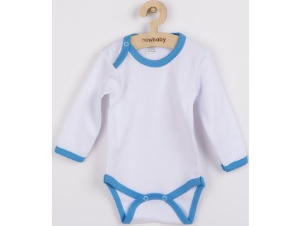 Kojenecké body New Baby s modro-tyrkysovým lemem 86 (12-18m)