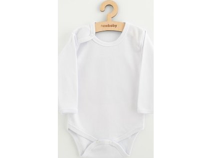 Body dlouhý rukáv New Baby II - bílé 62 (3-6m)