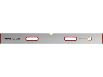 Lať zednická Al s 2x libelami + madla 2,0 m