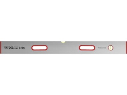 Lať zednická Al s 2x libelami + madla 3,0 m