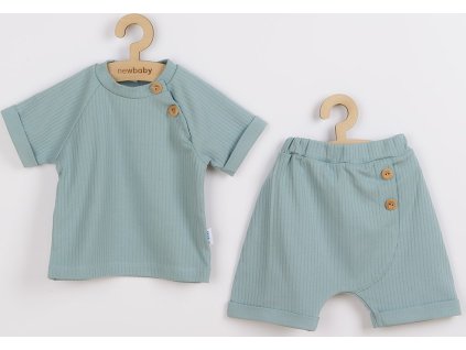 Kojenecká letní souprava tričko a kraťásky New Baby Practical 56 (0-3m)