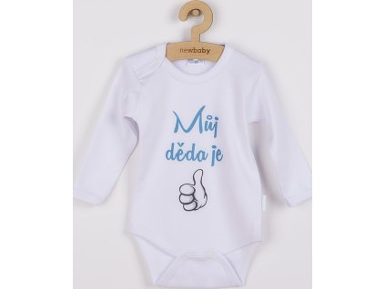 Body s potiskem New Baby Můj děda je jednička 74 (6-9m)