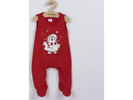 Kojenecké bavlněné dupačky New Baby Winter Penguin 86 (12-18m)