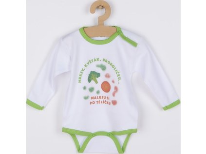 Body s potiskem New Baby ...maluju si po tělíčku 62 (3-6m)