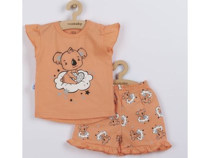 Dětské letní pyžamko New Baby Dream lososové 62 (3-6m)