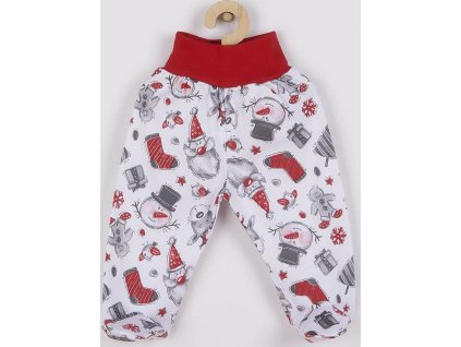 Kojenecké bavlněné polodupačky New Baby Christmas 56 (0-3m)