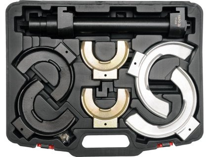 Stahovák pružin MacPherson s vyměnitelnými čelistmi