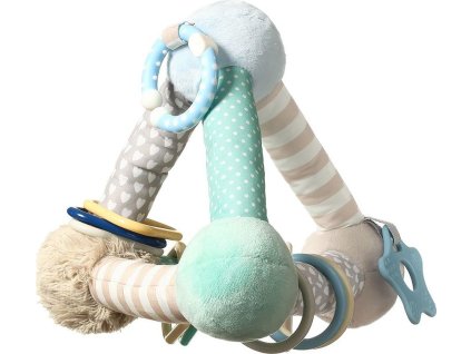 Edukační hračka Baby Ono pyramida Tiny Yoga blue
