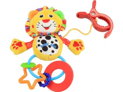 Plyšová hračka s chrastítkem Baby Mix gepardík