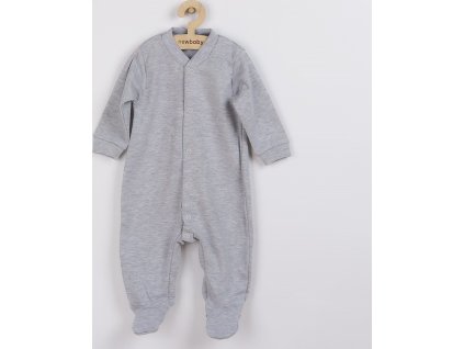 Kojenecký overal New Baby Classic II šedý s hvězdičkami 80 (9-12m)