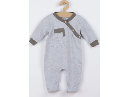 Kojenecký overal Koala Kamil hnědý 74 (6-9m)