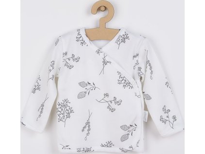 Kojenecká bavlněná košilka Nicol Ella bílá 68 (4-6m)