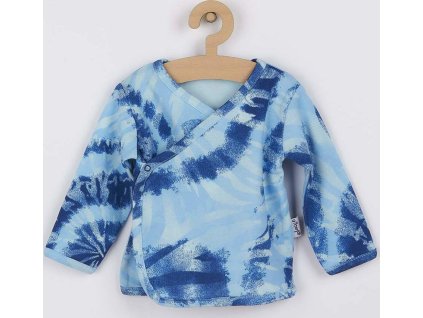 Kojenecká bavlněná košilka Nicol Tomi modrá 68 (4-6m)