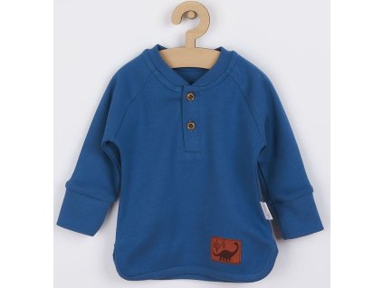 Kojenecké bavlněné tričko Nicol Ivo modrá 74 (6-9m)