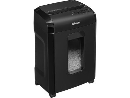 FELLOWES skartovač 10 M/ křížový řez 2x12mm/ objem koše 19 l/ stupeň utajení P-5 (tajné)/ černý