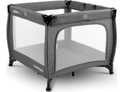 Dětská skládací ohrádka CARETERO Quadra graphite