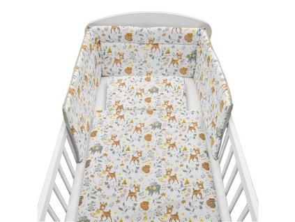 3-dílné ložní povlečení New Baby 100/135 cm Koloušek šedá