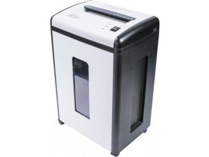 AT skartovač AT-15MC/ řez 2x10 mm/ pracovní šíře 230 mm/ kapacita 10 listů/ objem koše 22 l/ stupeň utajení P5/ bílý