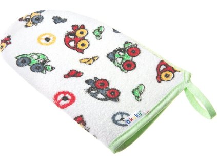 Froté žínka Akuku autíčka pro kluky