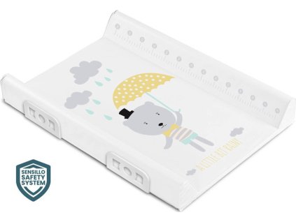 Přebalovací podložka pro děti 70cm - Bílá se vzorem