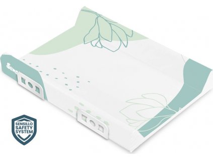 Přebalovací podložka Sensillo 70cm bílo zelená