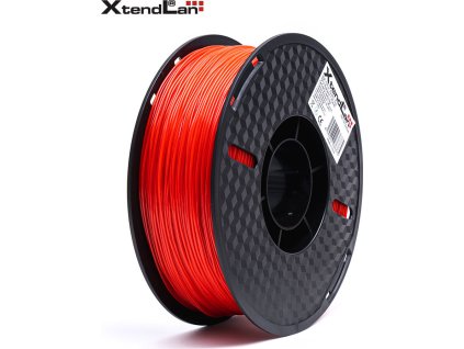 XtendLAN TPU filament 1,75mm průhledný červený 1kg