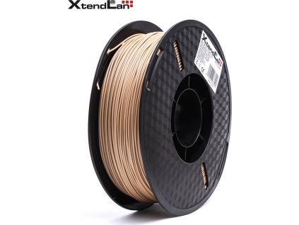 XtendLAN PLA filament 1,75mm dřevěný 1kg