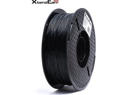 XtendLAN TPU filament 1,75mm průhledný černý 1kg