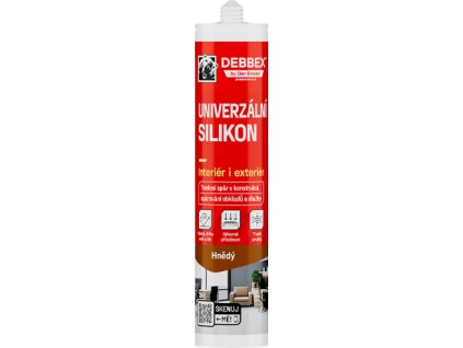 Univerzální silikon 280 ml kartuše hnědá