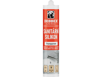 sanitarni silikon transparent kartuse debbex web 2026