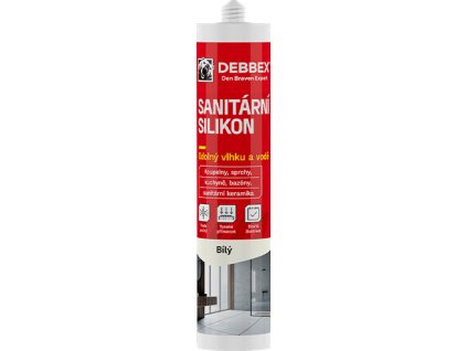 Sanitární silikon 280 ml kartuše bílá