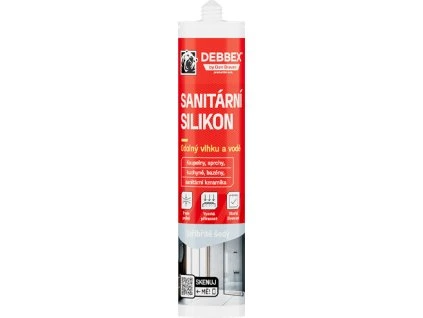 Sanitarni silikon stribrite seda debbex by den braven web 2025