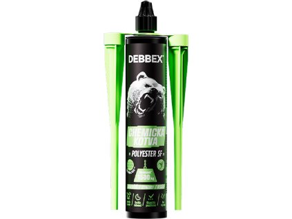 Chemická kotva bez styrenu POLYESTER SF 300 ml kartuše šedá