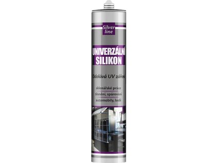 Univerzální silikon Silver Line 280 ml černá