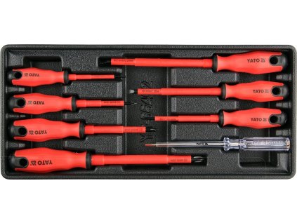 Vložka do zásuvky - sada šroubováků elektrikářských, 1000V, 8ks