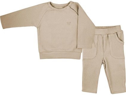 Kojenecké tričko s dlohým rukávem a tepláčky Koala Bello beige 68 (4-6m)