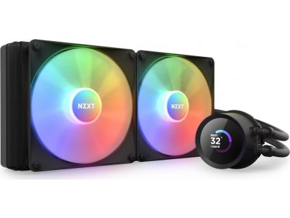 NZXT vodní chladič Kraken 280 RGB / 2x140mm fan / 4-pin PWM / LCD disp. / 6 let