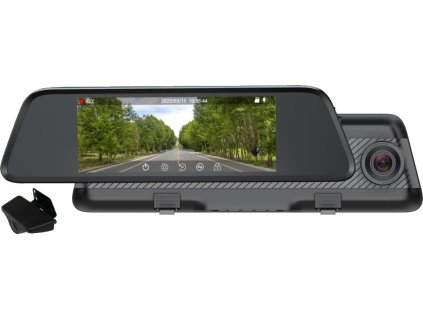 CEL-TEC palubní kamera do auta v zrcátku M7 Dual GPS/2K/zadní 1080p/4,39" IPS LCD/g-senzor/podpora GPS