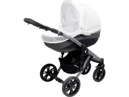 Moskytiéra na kočárek New Baby Basic bílá