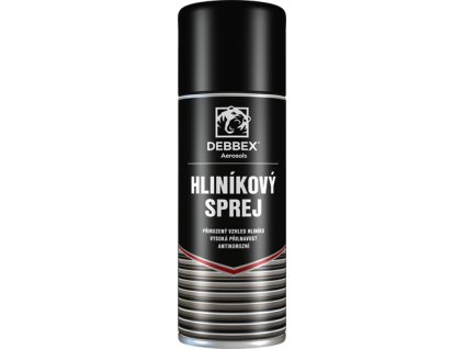 Hliníkový sprej 400 ml aerosolový sprej hliníkový odstín
