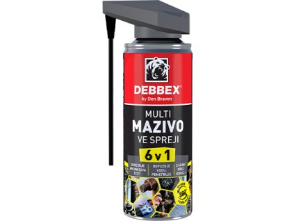 Multi mazivo ve spreji 6v1 400 ml aerosolový sprej