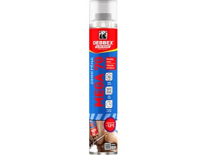 Zimní pistolová pěna MEGA 70 870 ml pistolová dóza žlutá