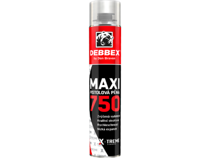 Pistolova pena MAXI 750 debbex web 2026