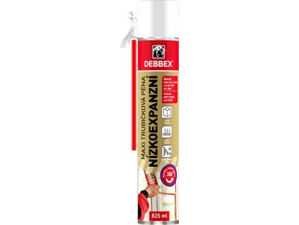 Maxi trubičková nízkoexpanzní pěna 825 ml trubičková dóza žlutá