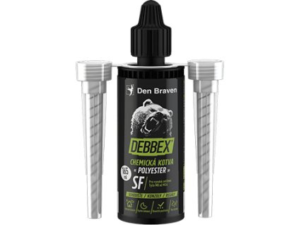 Chemická kotva bez styrenu POLYESTER SF 165 ml kartuše šedá